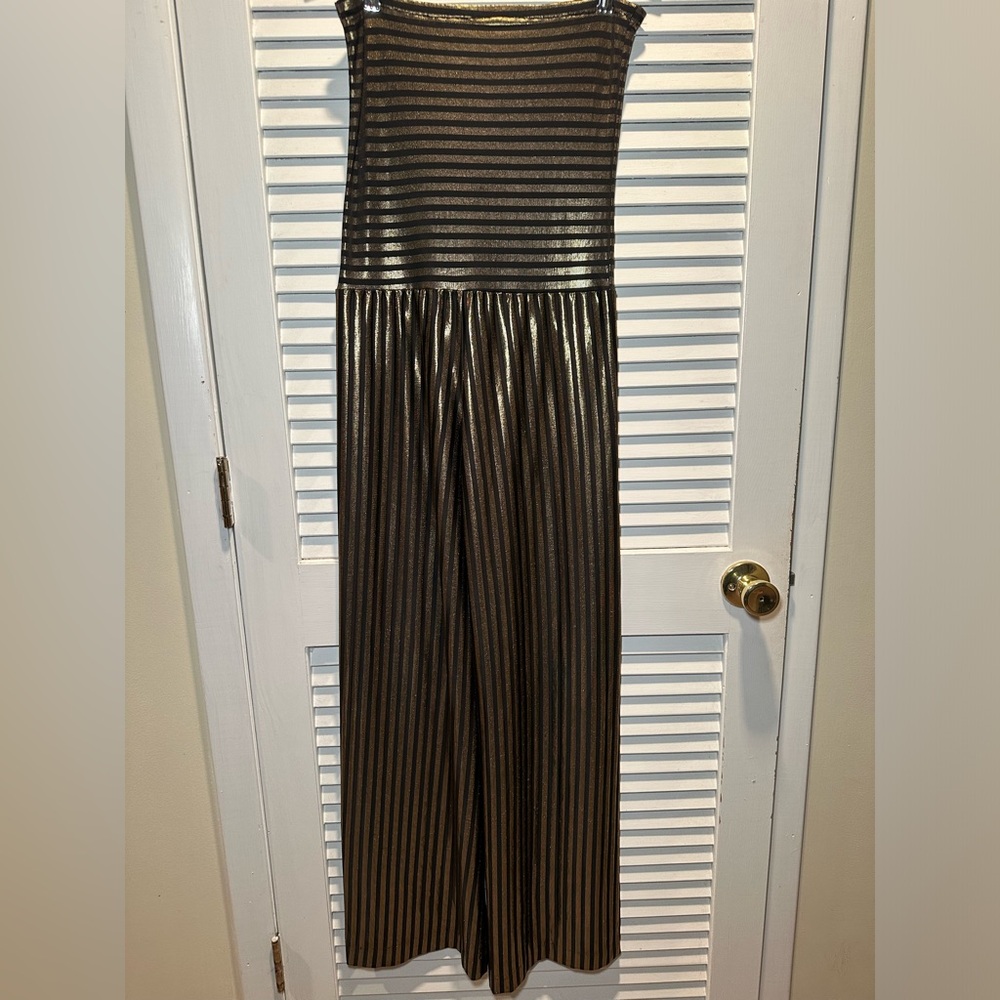Black/Gold stripped jumpsuit
